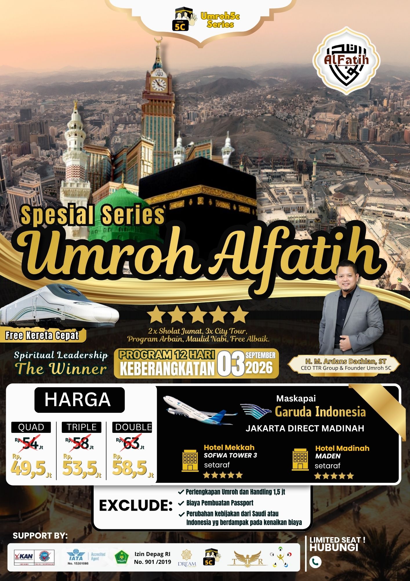 Spesial Series Umroh Alfatih 12 Hari