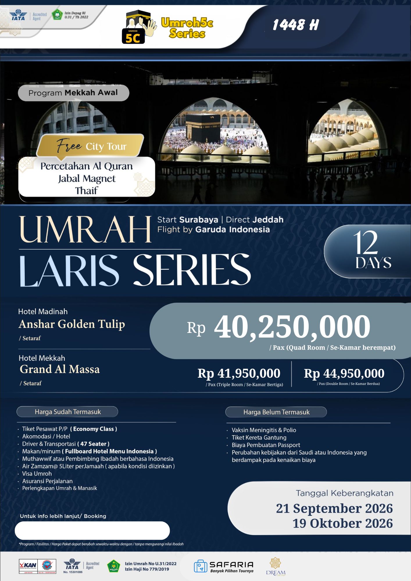 UMROH5C LARIS Via Surabaya 12D