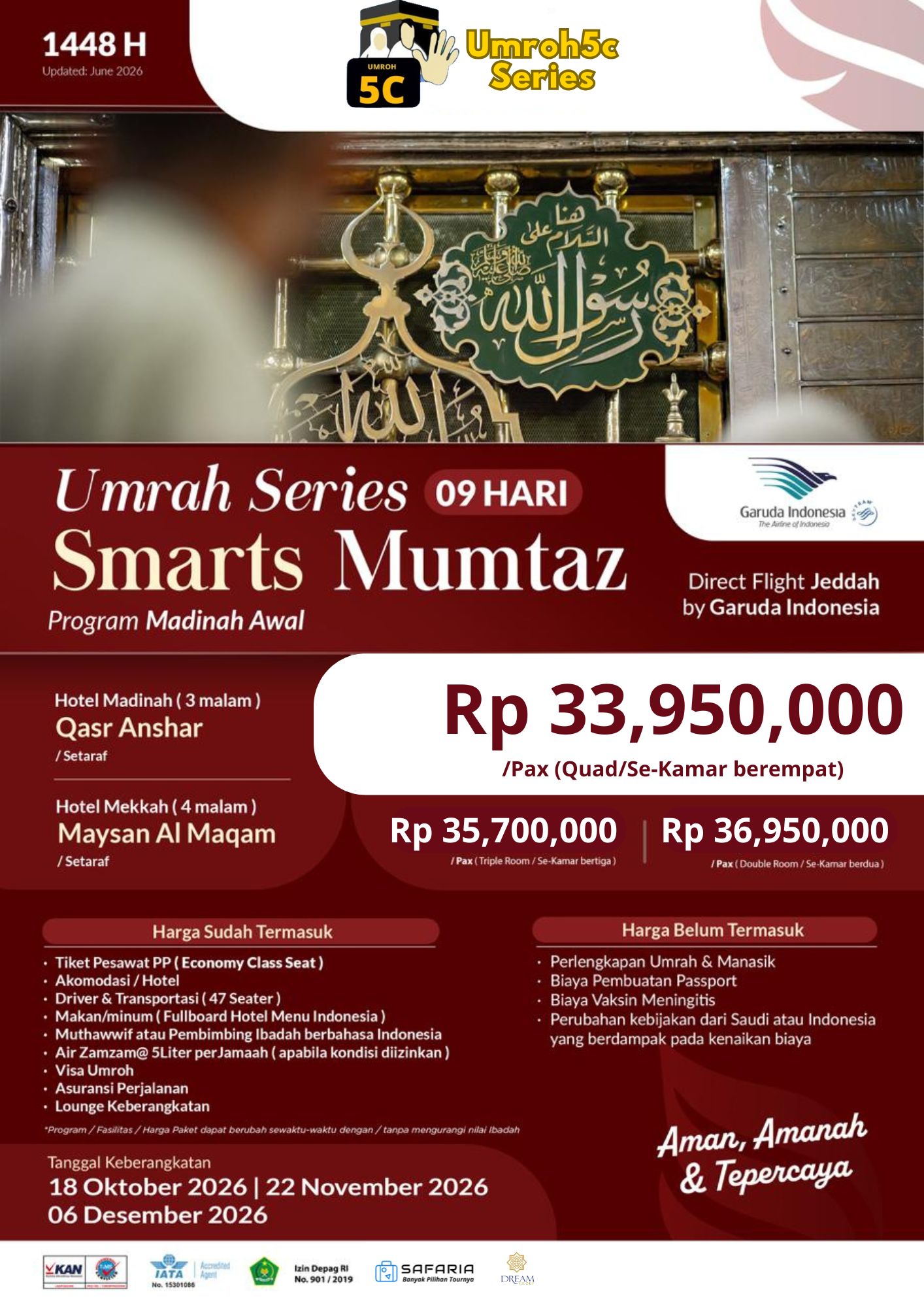 Umroh5c Mumtaz Okt Nov Des 2026