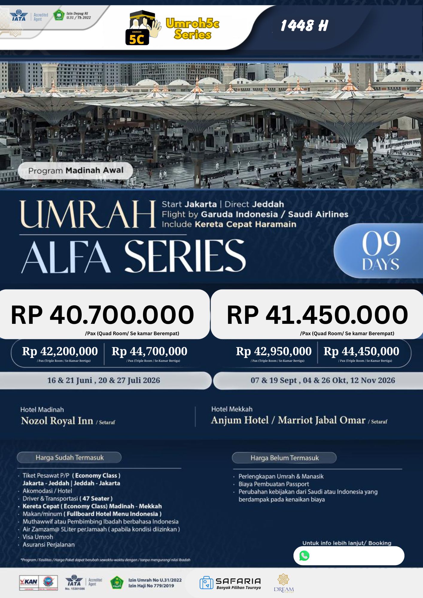 UMROH5C SERIES ALFA MADINAH AWAL